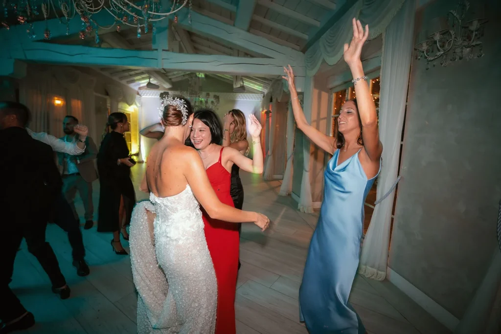 La festa in pista con le amiche