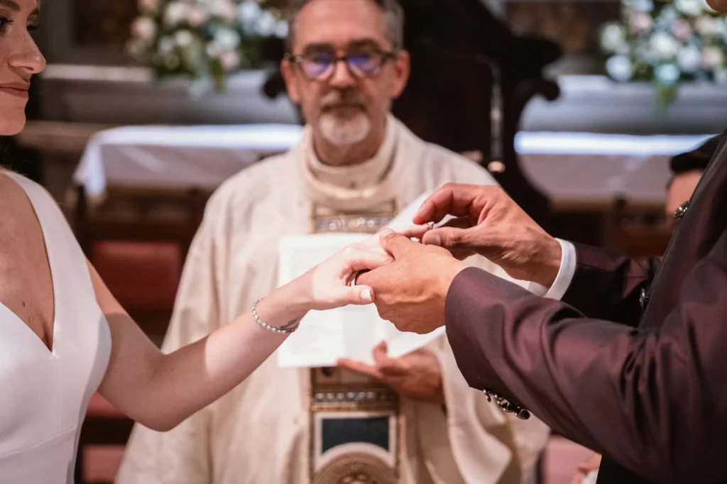 La benedizione degli anelli